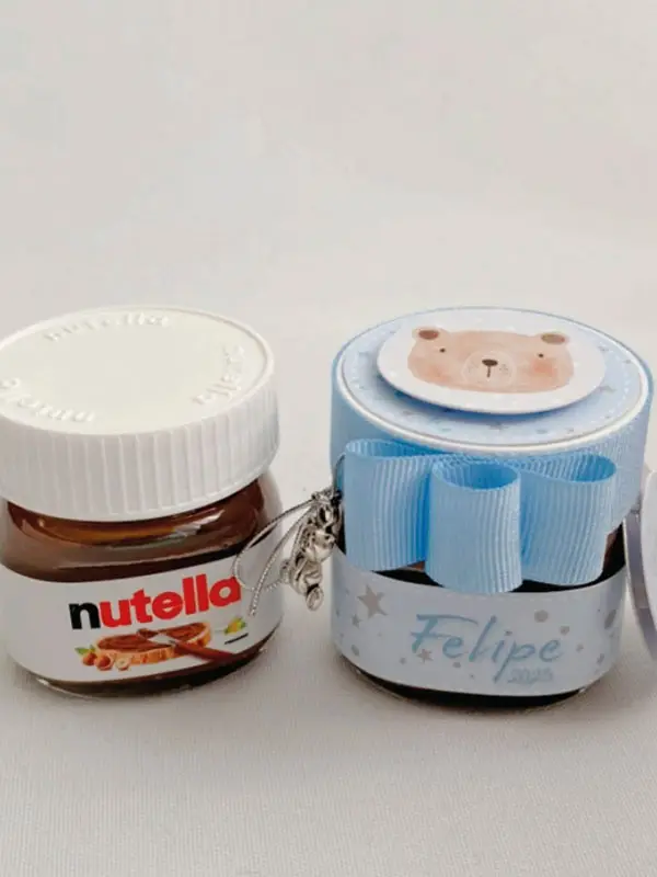 Nutella Personalizada de 30 cc para Baby Shower