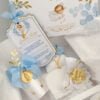 Set de Cirio y Pañuelo Bautizos