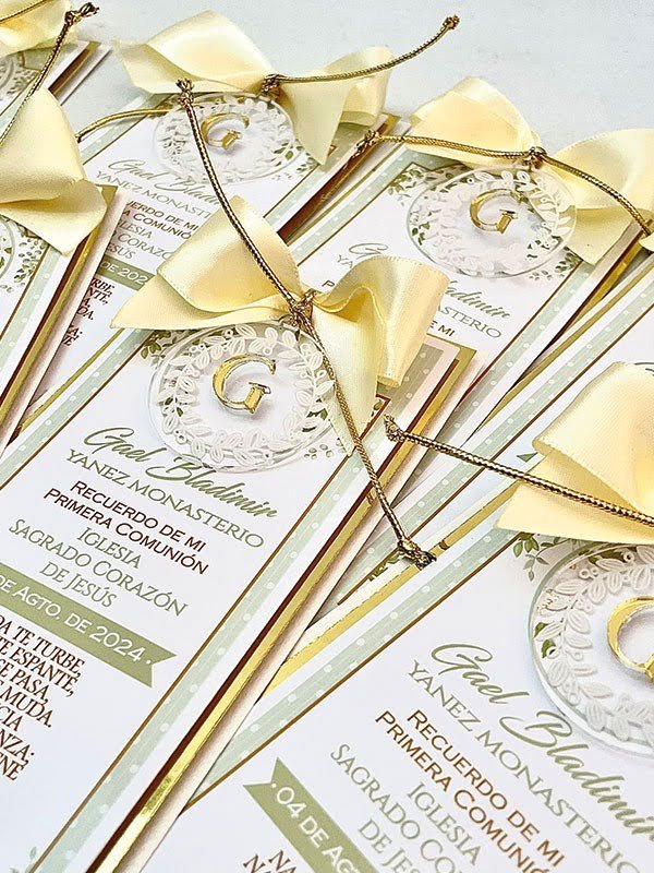 invitación santito recuerdos