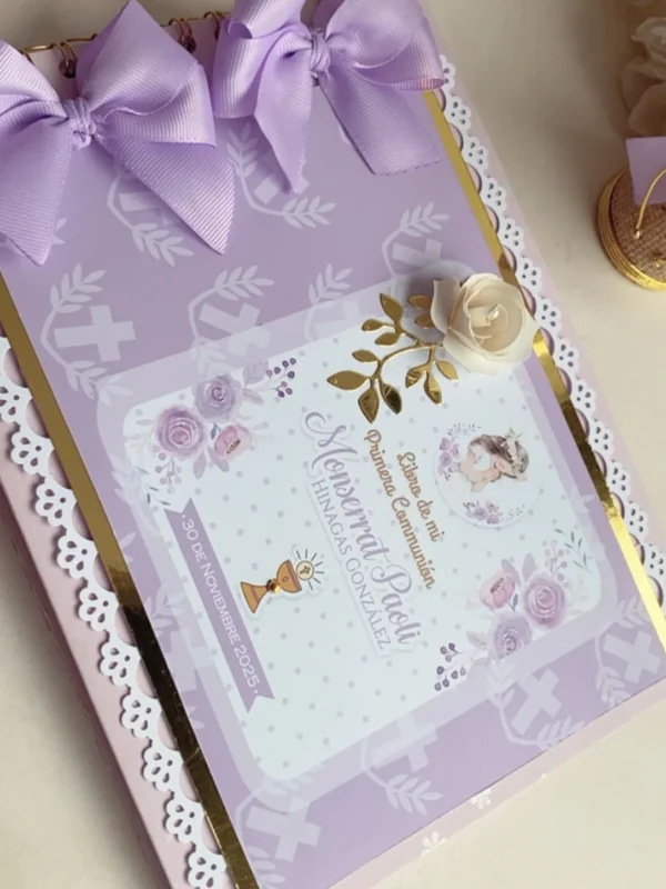 Álbum de Recuerdos para Primera Comunión Personalizado