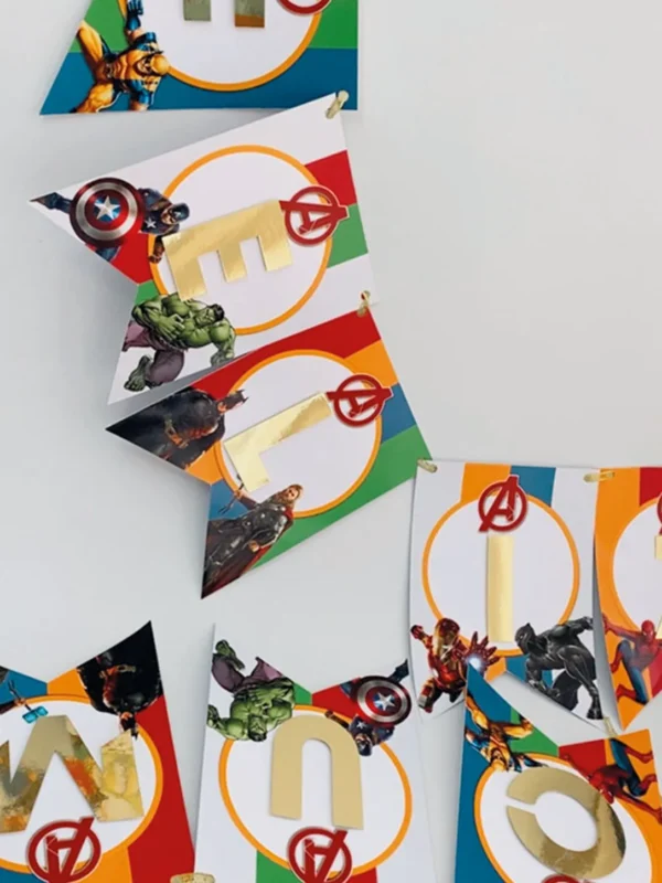 Banderín Personalizado Impreso para Cumpleaños